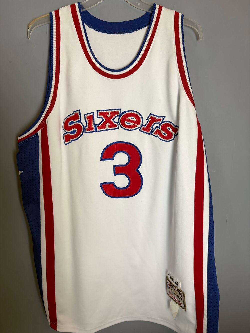 Allen Iverson Philadelphia 76ers Mitchell and Ness Hardwood Classics Jersey 3XL